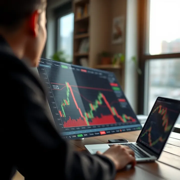 Graph showing various strategies for options investment and risk management
