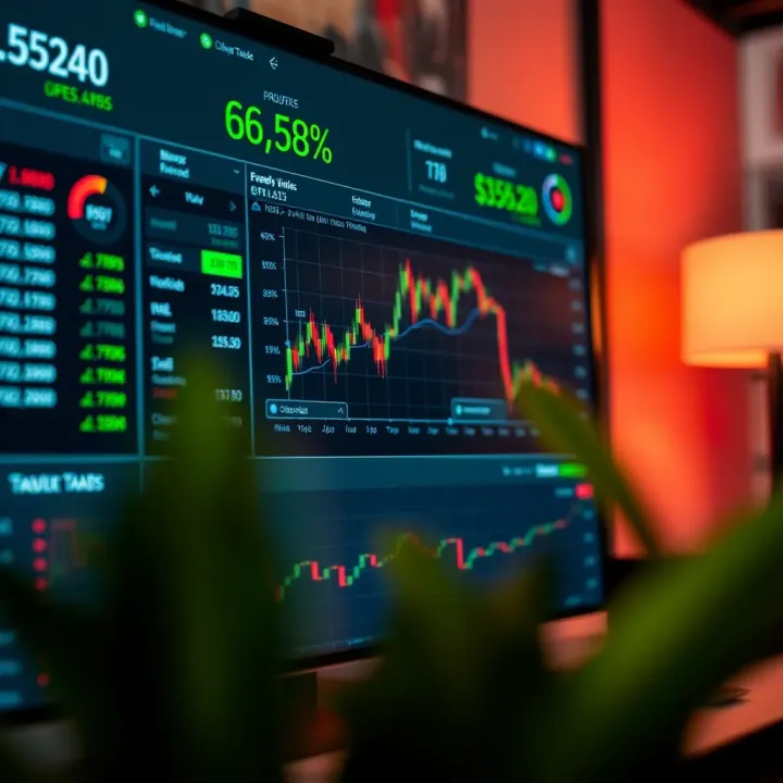 Dashboard view of Olymp Trade displaying essential trading tools and options for beginners