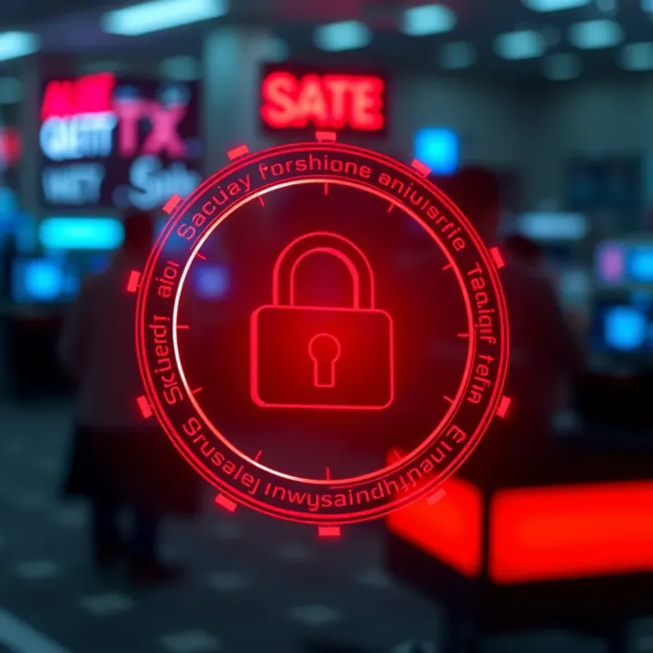 Visual representation of security features and safe trading practices