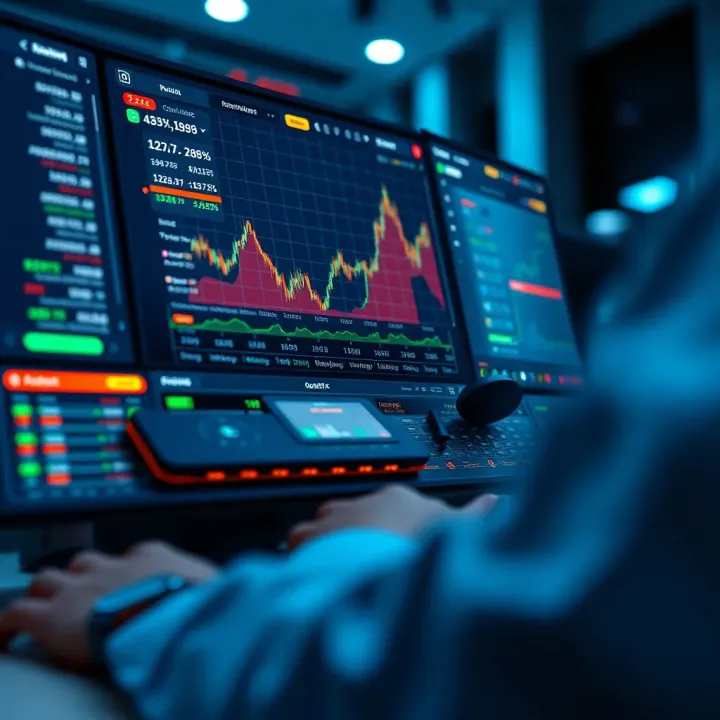 Detailed interface of Quotex trading platform showing market analysis tools and charts