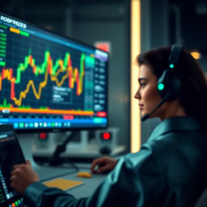 Visual representation of secure trading and customer support services on My RoboForex