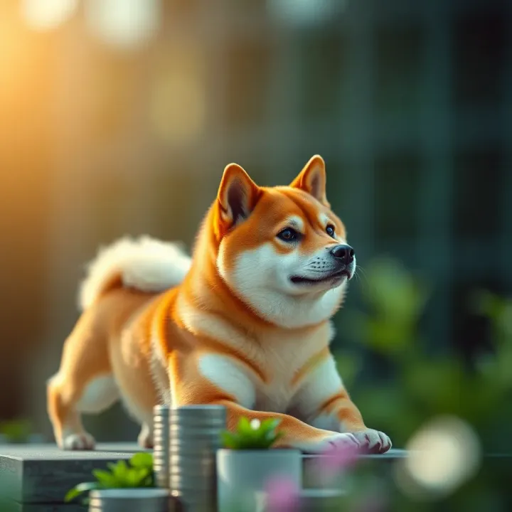 Graph showing long-term trends and potential growth patterns of Shiba Inu cryptocurrency