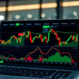 User interface of a trading platform displaying charts and market data