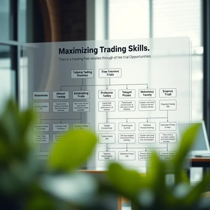 Flowchart showing how to utilize free trials to enhance trading skills effectively