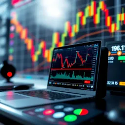 Using Signals for Effective Trading on IQ Option Visual representation of financial data analysis with highlighted trading signals and risk indicators