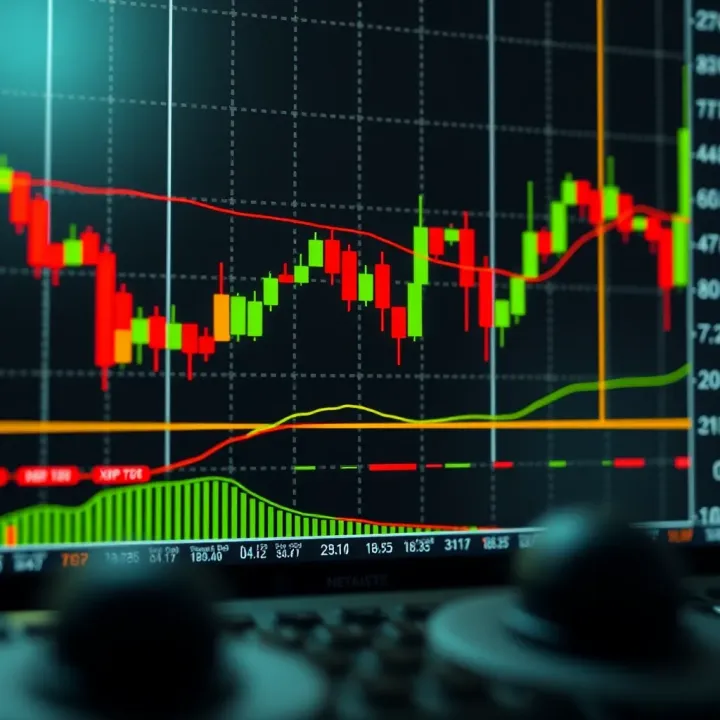 Technical chart displaying XRP price predictions with support and resistance levels